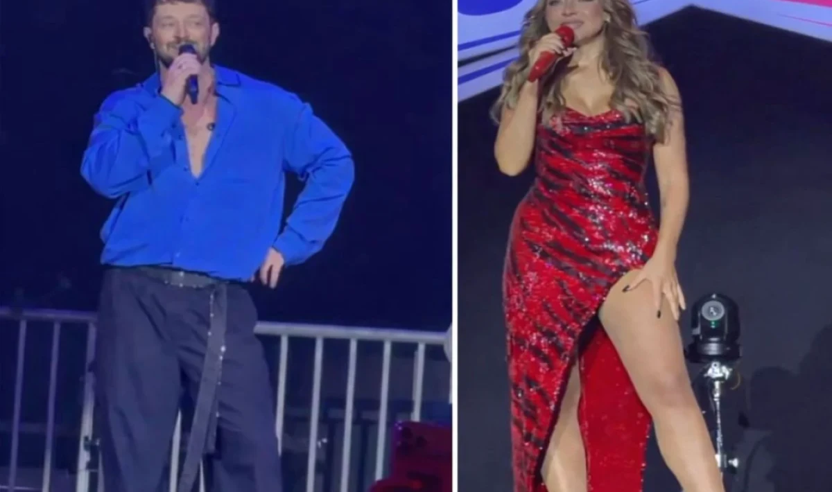 HADİSE VE MURAT BOZ AYNI SAHNEDE KARŞI KARŞIYA GELDİ